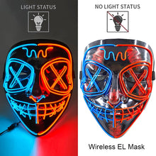 The Purge Horror Wireless LED Glow Mask