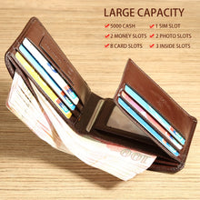 Genuine Leather Original Tri-Fold Wallet