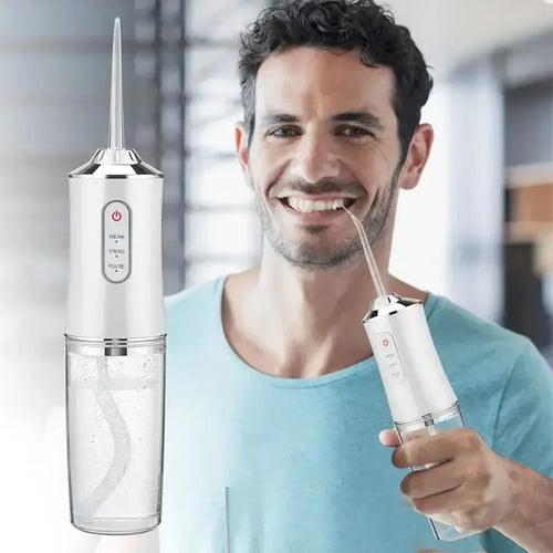 Portable Smart Electric Oral Irrigator Water Flosser 4 Jets 3 Modes