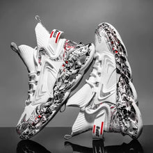 Breathable Designer Print Sneakers