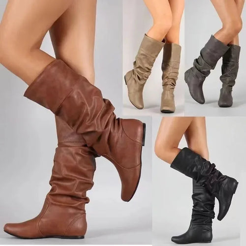 Mid-Calf Relax Leg Boots