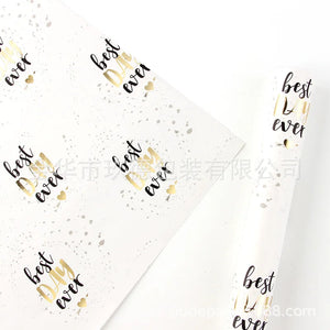 50*70cm Bronzing Gift Wrapping Paper