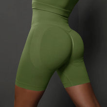 Seamless High Waist Sports Shorts