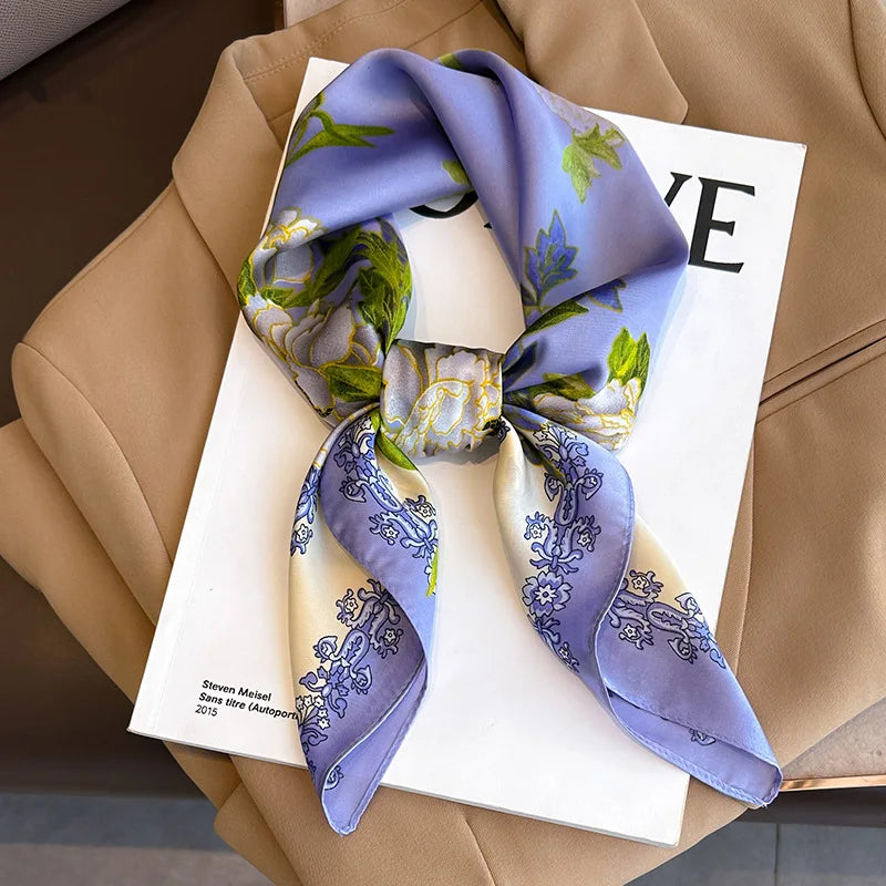 Printed Pashmina Silk Scarf