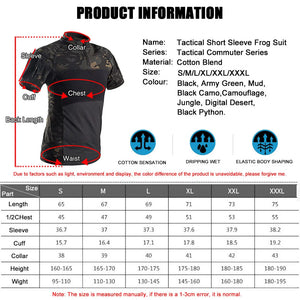 Tactical Short Sleeve Camouflage Print Shirt