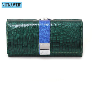 Patent Leather Long Wallet