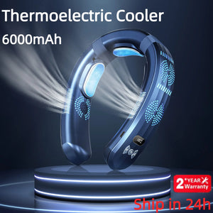 Wearable Rechargeable Portable 3 Speed Neck Fan
