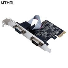 UTHAI Pcie To Two Serial Ports RS232 Interface Industrial Control Computer Expansion Card