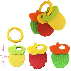 Silicone Fruit Shaped Teething Ring