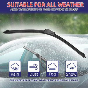 Soft Rubber J Hook Windscreen Wiper