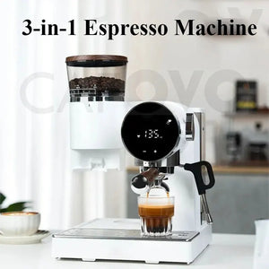 CAFOVO CG01 15 Bar 58mm Semi-Automatic Espresso Machine with 30-Step Grinder Cold Brew