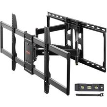 VEVOR Full Motion TV Mount Fit for Most 26-90in TVs Swivel Tilt Horizontal Adjustment
