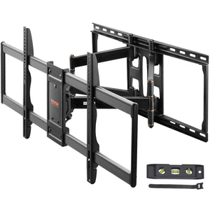 VEVOR Full Motion TV Mount Fit for Most 26-90in TVs Swivel Tilt Horizontal Adjustment