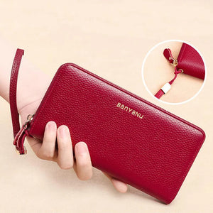 Anti RFID Genuine Leather Wallet