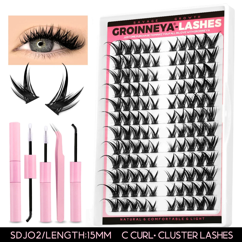 Lash Extension Kit With Lash Bond and Seal Makeup Tools