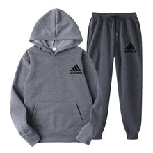 Hooded Top and Sweatpants Two-piece Set