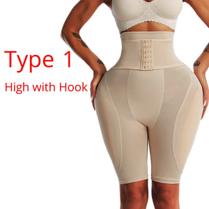 High Waist Training Padded Buttock Enhancing Seamless Body Shaper