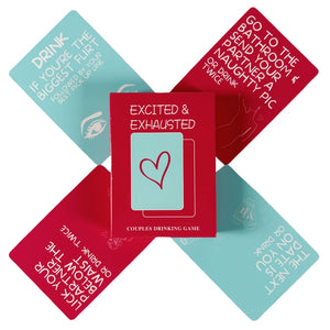 Excited Exhausted Best Couples Drinking Games