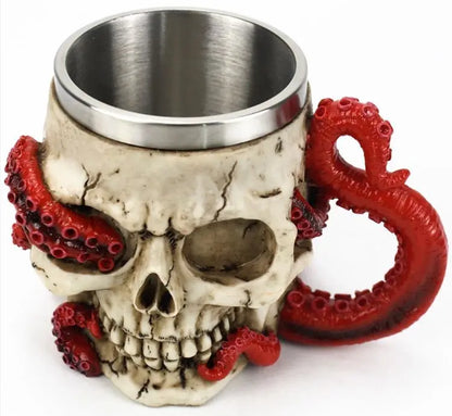 Octopus Skull Quirky Alien Mug