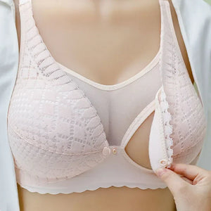 Front Button Maternity Nursing Bra Adjustable
