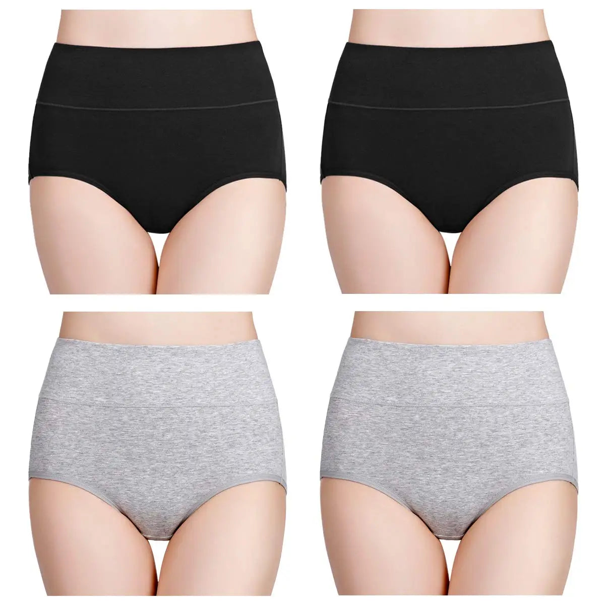 High Waist Cotton High-Waist Abdominal Briefs
