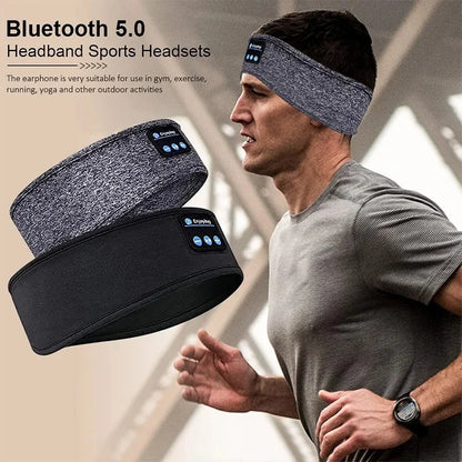 Headband Style Bluetooth Elastic Wireless Headphones