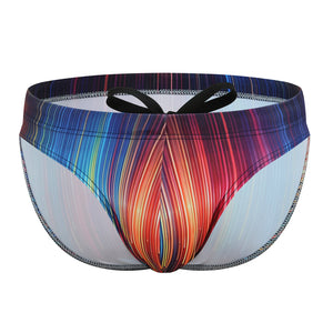 Colorful  Bikini Brief Swim Briefs