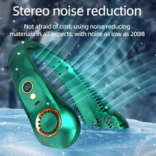 3000mA Portable Mini Hanging Bladeless Digital Display Rechargeable Electric Fan