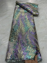Nigerian Damask Tulle Lace Fabric