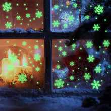 Luminous Snowflake Decoration Stickers