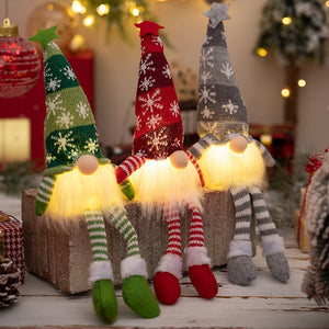20/30cm LED Faceless Elf/Gnome with Lights Christmas Decoration