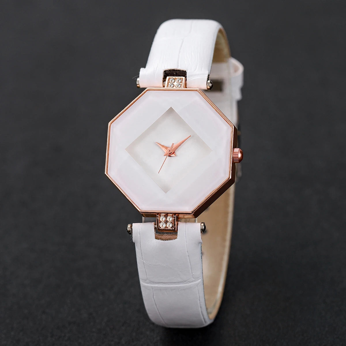 2PCS Fashion Watch & Pearl Bracelet Set (Without Box）