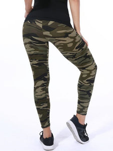 High Elasticity Camouflage Leggings