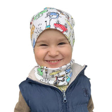 Cartoon Dinosaur Baby Head Scarf Hat Set