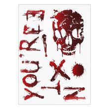 Halloween Bloody Window Stickers