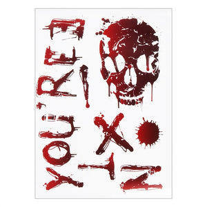 Halloween Bloody Window Stickers