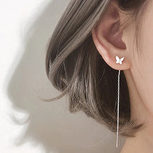 Long Crystal Tassel Earrings For Women