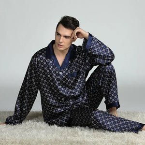 Satin  Cozy Soft Long Sleeve Pajama Set