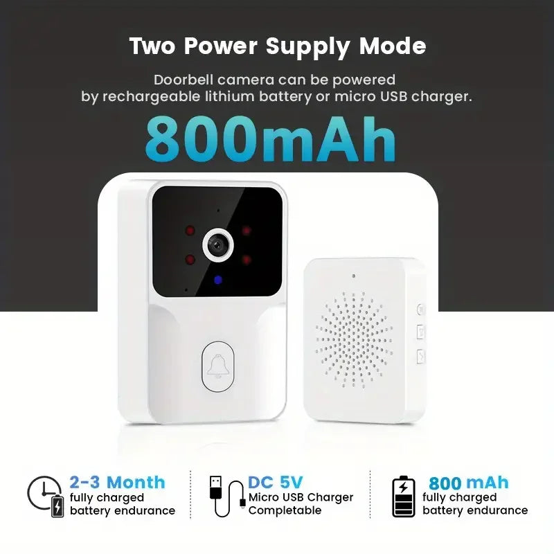 HD Wireless WiFi Visible Doorbell Camera Waterproof