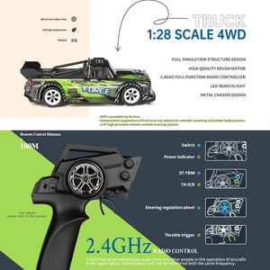 2.4G Mini 30KM/H 4WD Electric High Speed Remote Control Drift Toy