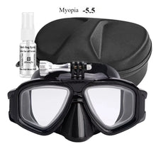 Tempered Lends Diving Mask with GoPro Mount