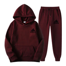 Hooded Top and Sweatpants Two-piece Set