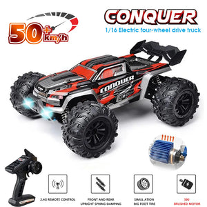 50KM/H 4WD Remote Control Car with LED Lights