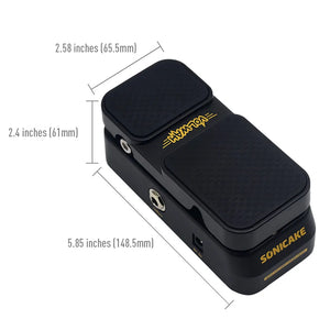 SONICAKE VolWah Active Volume Control & Wah Expression Pedal