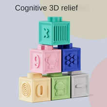 12Pcs Soft Plastic Colorful Puzzle Building Bricks