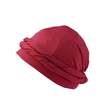 Burr Trim Twisted Tail Fringe Cotton Bandana Hat