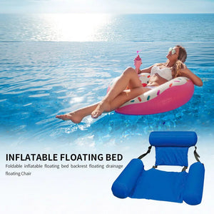 Inflatable Hammock Lounge Chairs Pool Float