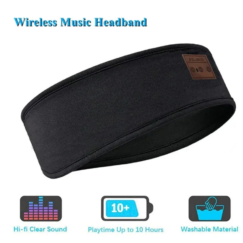 HYE Bluetooth Earphones  Headband Elastic Wireless Headphones