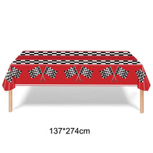 Racing Birthday Decorations Tableclothb