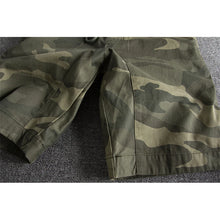 Camouflage Elastic Waist Casual Loose Short Pants